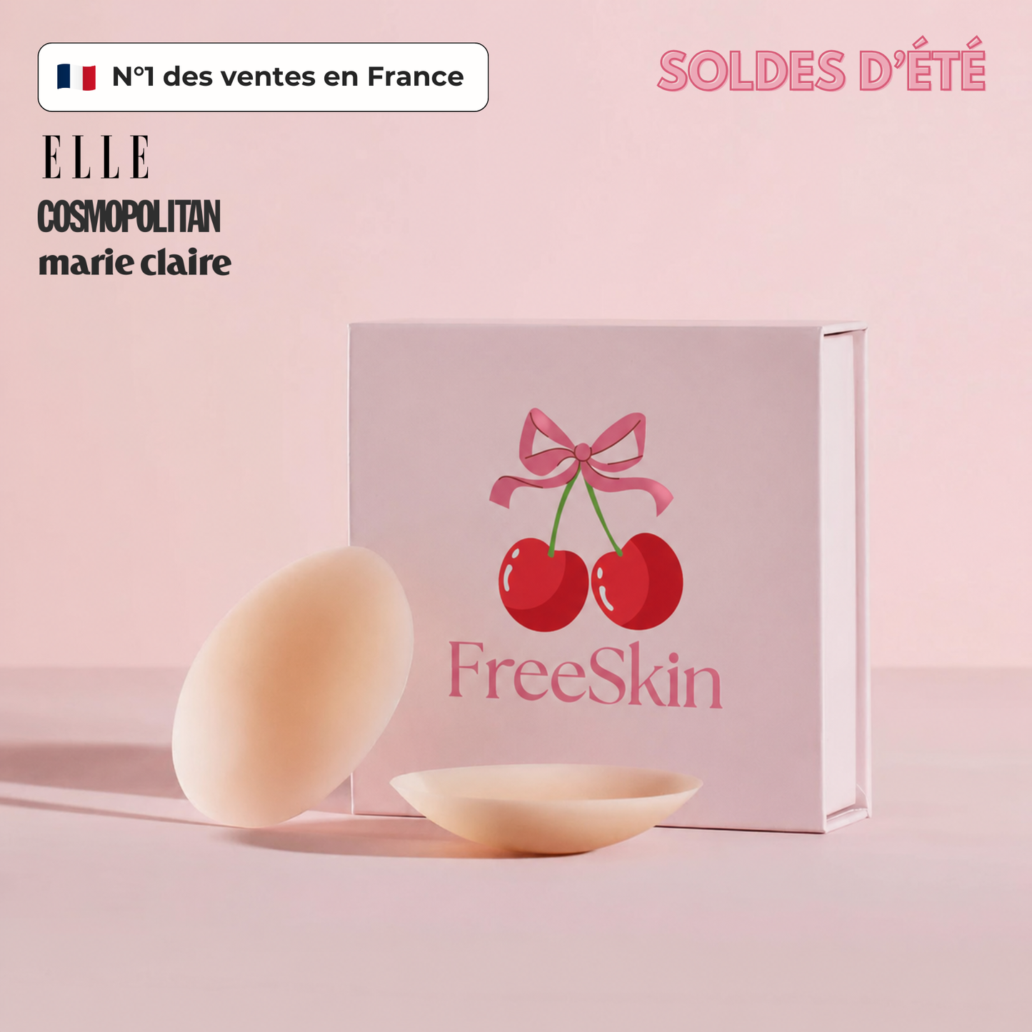 FreeSkin® - Cache-tétons sans adhésif